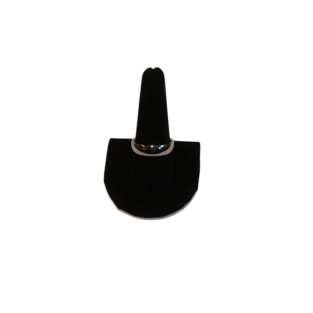 6mm Men’s Comfort Fit Titanium‎ Ring Size 10 Sliver Tone
